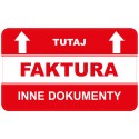 Etykiety Naklejki Transportowe "FAKTURA_INNE" 500 szt.